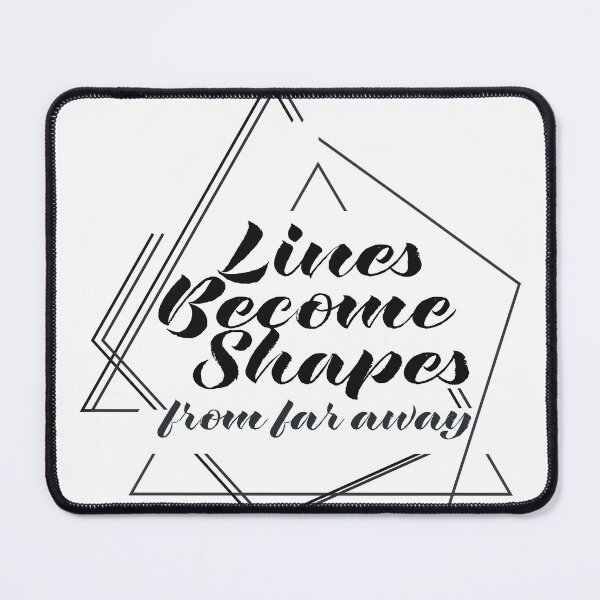 Item preview, Lines Become Shapes From Far Away designed and sold by LaLovelorn.