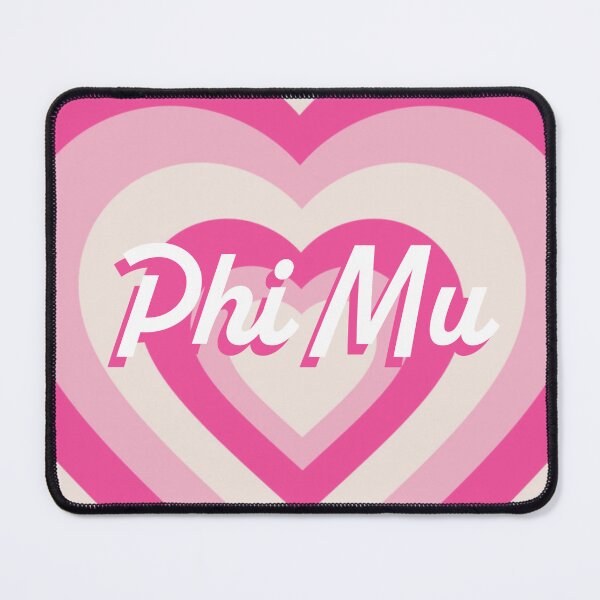 Item preview, Phi Mu Retro Heart designed and sold by Miriam Abramowitz.