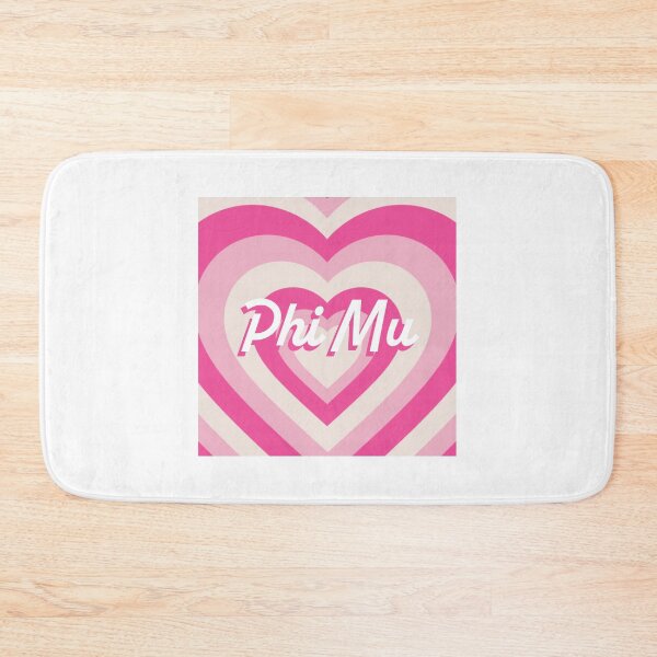 Item preview, Phi Mu Retro Heart designed and sold by Miriam Abramowitz.