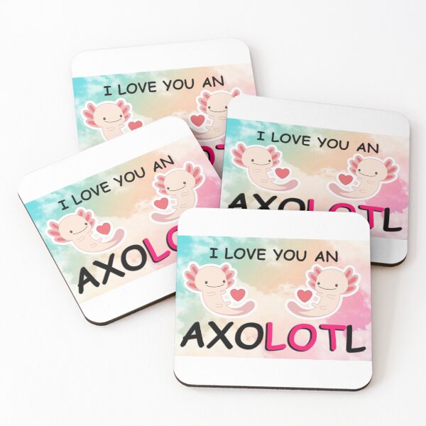 Item preview, Axolotl Love designed and sold by RadRoseRhapsody.