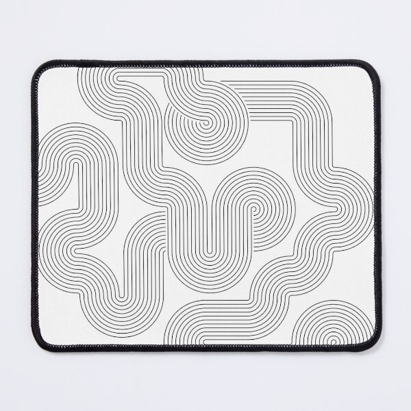 Item preview, The Flow black and white geometric art designed and sold by minimo-depot.
