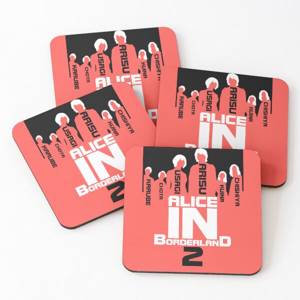 Item preview, alice in borderland 2 tv series  Arisu Usagi Karube Chishiya Kuina Chota graphic design designed and sold by ironpalette.