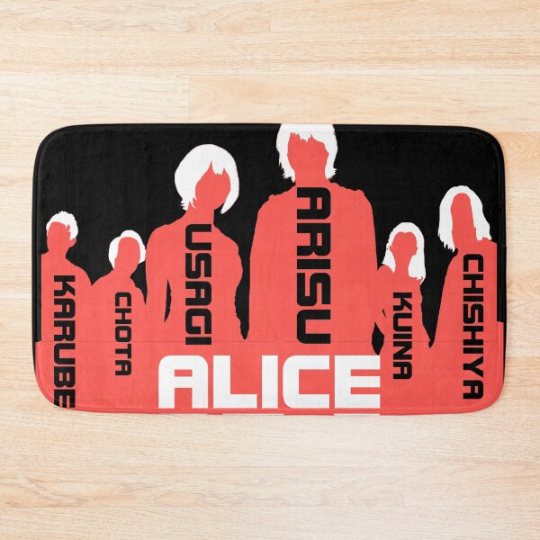 Item preview, alice in borderland 2 tv series  Arisu Usagi Karube Chishiya Kuina Chota graphic design designed and sold by ironpalette.