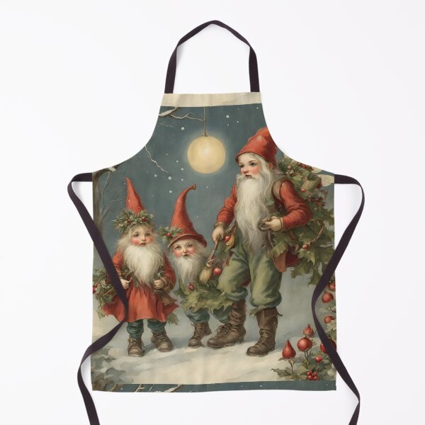 Item preview, Vintage Fairy Tale Gnome Family in the Forest   designed and sold by silviaol.