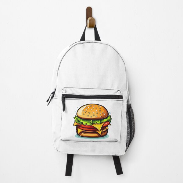 Item preview, Cartoon Style Cheeseburger Sticker Art Prints and More designed and sold by Kevin Lou.