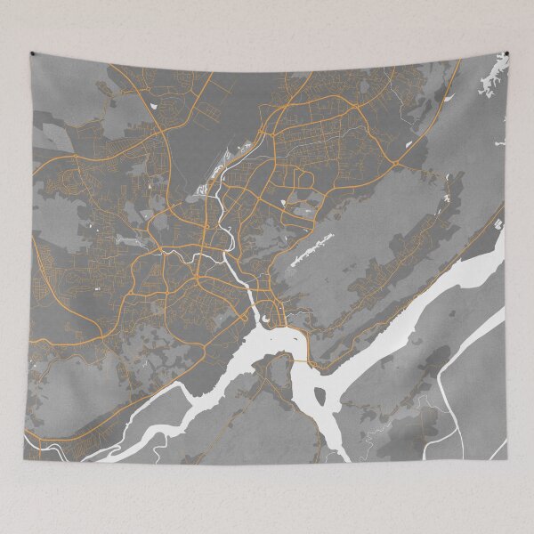 Item preview, Bandar Seri Begawan City Map of Brunei - Bauhaus designed and sold by deMAP.