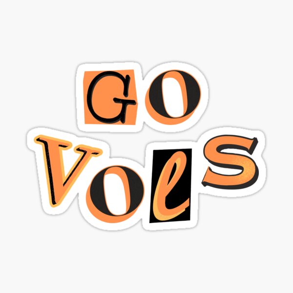 Artikel-Vorschau von Go Vols Collage-Buchstaben, designt und verkauft von zzeman.