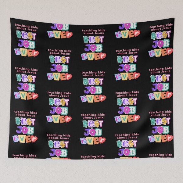 Item preview, Best Job Ever Teaching Kids Inspirational designed and sold by Faith & Joy by Lulu.