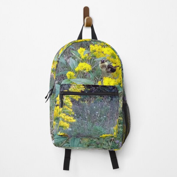 Item preview, Bumblebee Exploring a Common Wrinkled Goldenrod designed and sold by gistinker.