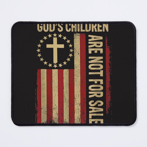 Item preview, God's Children Are Not For Sale Cross Christian Fun Idea designed and sold by AntoineLaram.