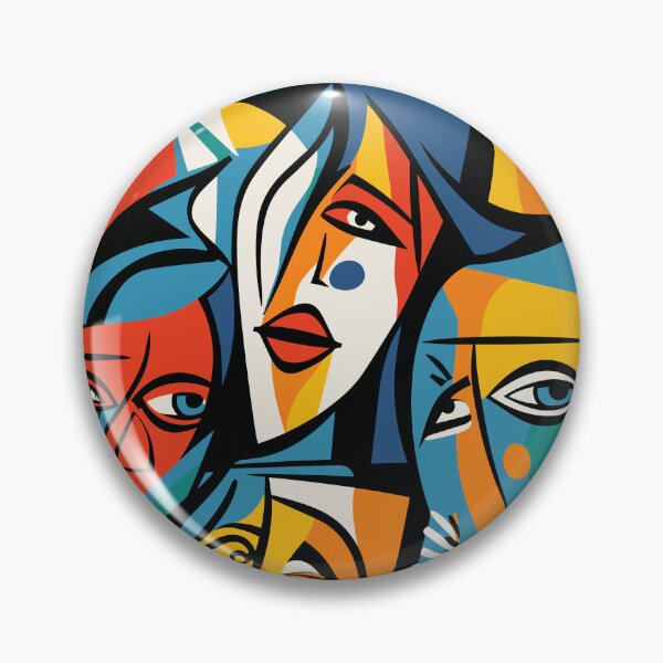 Item preview, Cubist Abstract Portraits Pattern designed and sold by ShantyShawn.