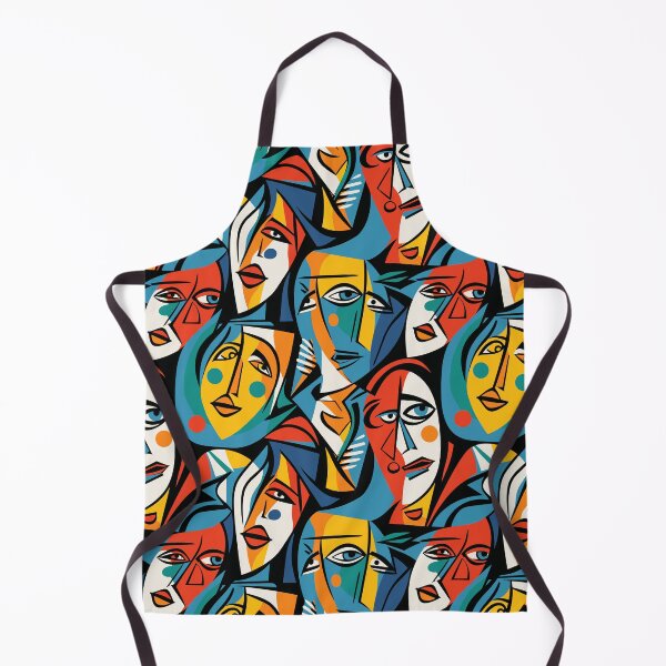 Item preview, Cubist Abstract Portraits Pattern designed and sold by ShantyShawn.