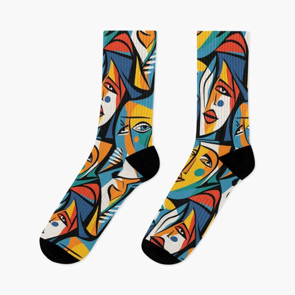 Item preview, Cubist Abstract Portraits Pattern designed and sold by ShantyShawn.