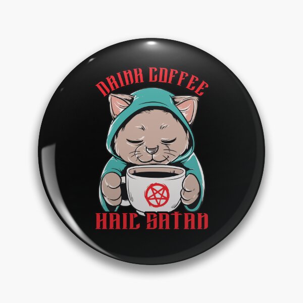 Item preview, Morning Ritual Satanic Coffee Drinker designed and sold by Printed-Memes.