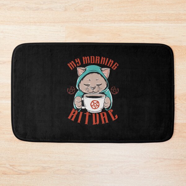 Item preview, Morning Ritual Satanic Coffee Drinker designed and sold by Printed-Memes.