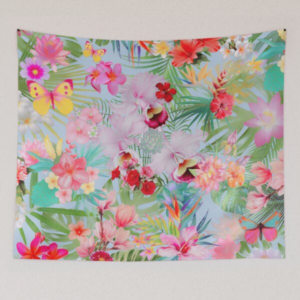 Item preview, Tropical Floral Collage, White designed and sold by You Have A Choice.