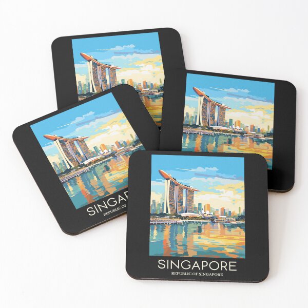 Item preview, A Pop Art Travel Print of Singapore  designed and sold by StudioRedKoala.