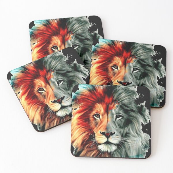Item preview, Lion Design with Nice colourful Graphic  designed and sold by AntoineLaram.
