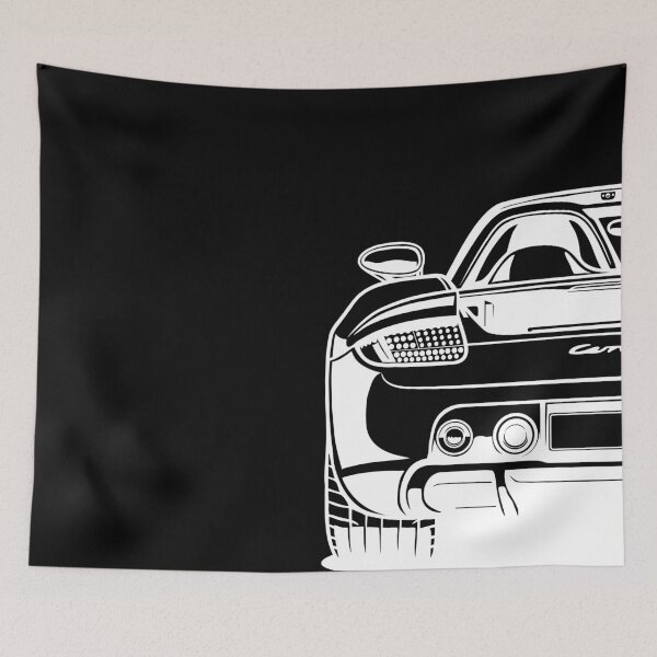 Item preview, Carrera GT Profile (white) designed and sold by Throttle & Threads.