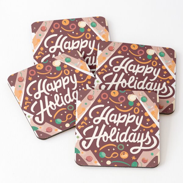 Item preview, Happy Holidays Christmas Design designed and sold by CoffeeJoeMugs.