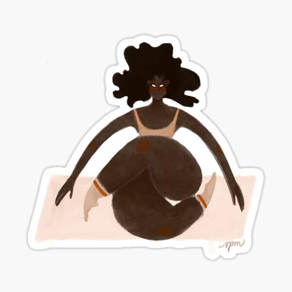 Item preview, African American Illustration Yoga designed and sold by SydneyPMuha.