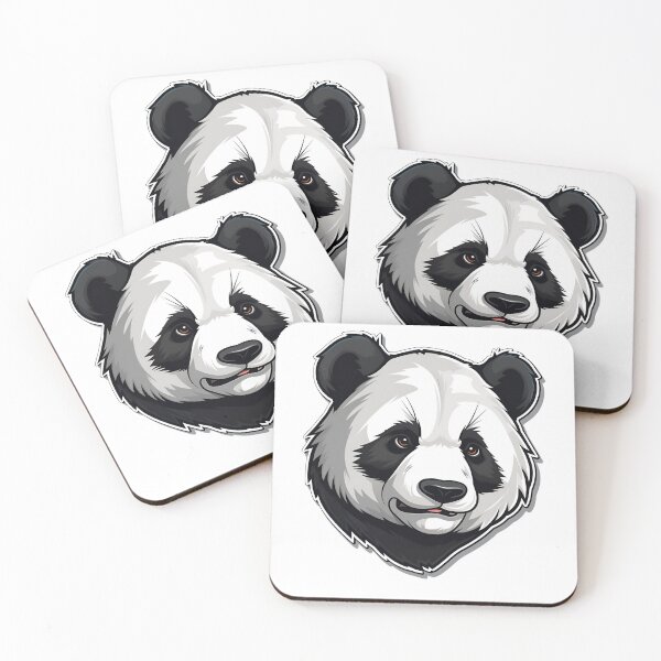 Item preview, Artistic Style Cute Panda Bear Cartoon Panda Baby Panda Sticker, wall arts, Art Prints and More designed and sold by Kevin Lou.