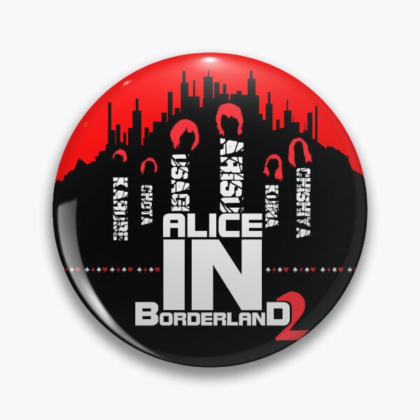 Item preview, alice in borderland 2 tv series  Arisu Usagi Karube Chishiya Kuina Chota graphic design designed and sold by ironpalette.