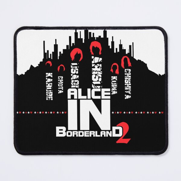 Item preview, alice in borderland 2 tv series Arisu Usagi Karube Chishiya Kuina Chota graphic design designed and sold by ironpalette.