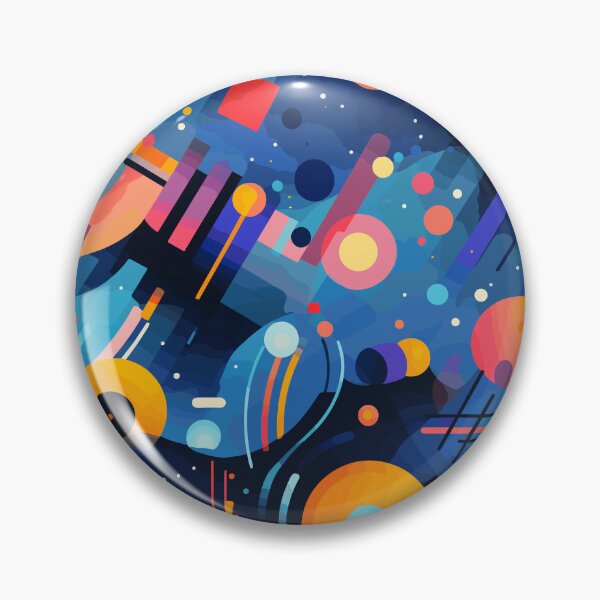 Item preview, Abstract Expressionist Colorful Shapes Pattern designed and sold by ShantyShawn.
