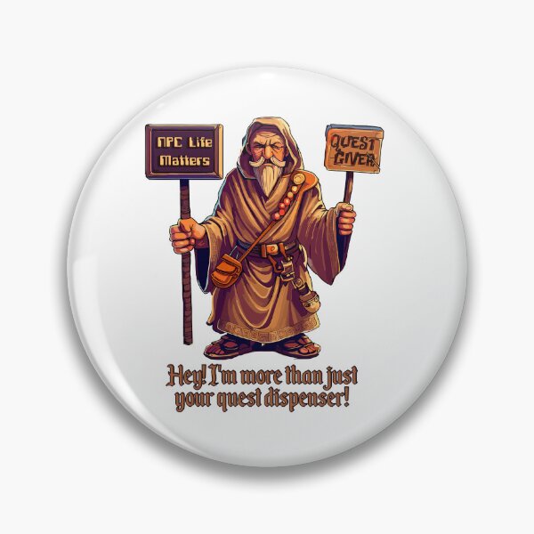 Item preview, NPC lives matter, gamer design designed and sold by LookByLau.