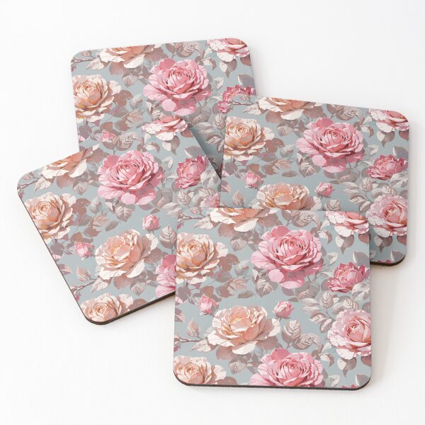 Item preview, Beautiful pattern of classic vintage Pink Roses flowers designed and sold by ARTw23.