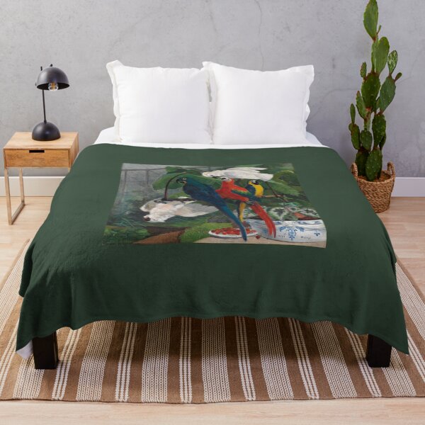 Item preview, Parrots in a Tropical Glasshouse by Filippo Palizzi designed and sold by Amanda1775.
