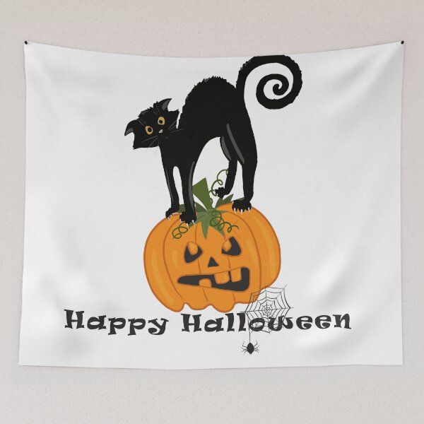 Item preview, Halloween Cat designed and sold by DigThatPrint.