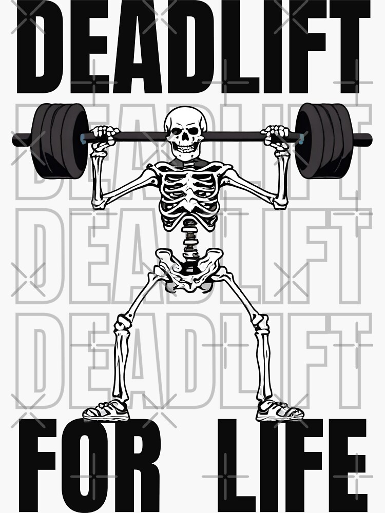 Deadlift Rat Sticker for Sale by teaandink