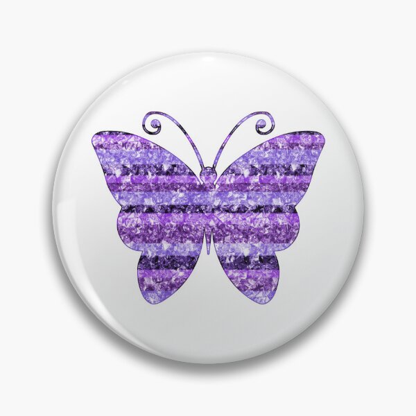 Item preview, Gems Purple Striped Butterfly Multi Product Styles designed and sold by sarahp77.