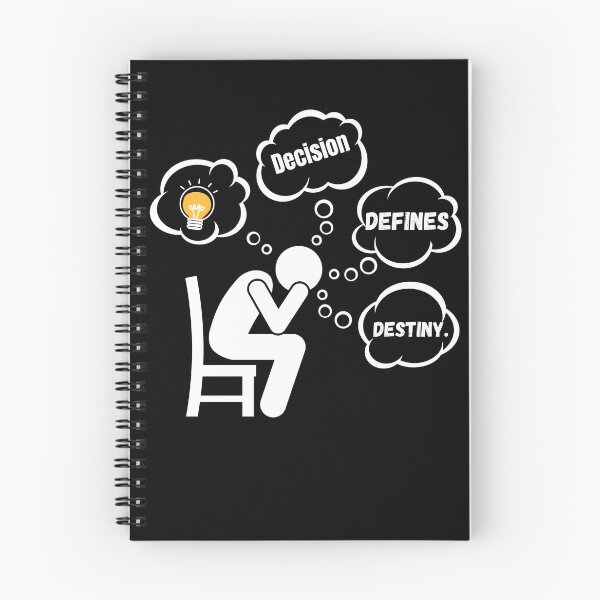 Item preview, decision defines destiny - motivational quotes designed and sold by vaggleTown.