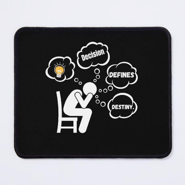 Item preview, decision defines destiny - motivational quotes designed and sold by vaggleTown.