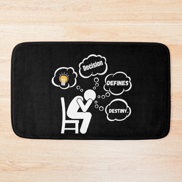 Item preview, decision defines destiny - motivational quotes designed and sold by vaggleTown.