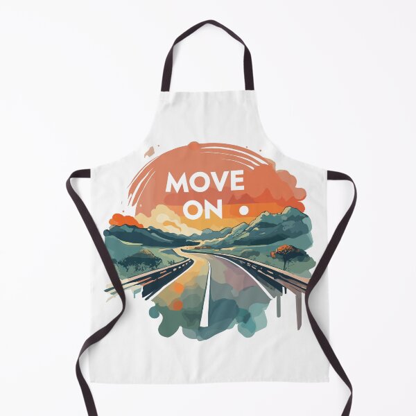 Item preview, Inspirational move on message on a road to new start designed and sold by TeeTokDesign.