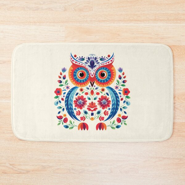 Item preview, Scandinavian Folk Art Animals - Scandinavian Owl designed and sold by khachiche.