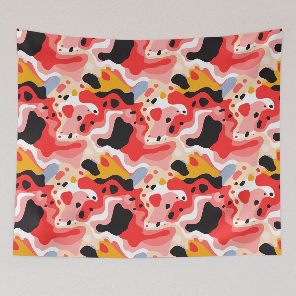 Item preview, Abstract Expressionist Colorful Shapes Pattern designed and sold by ShantyShawn.