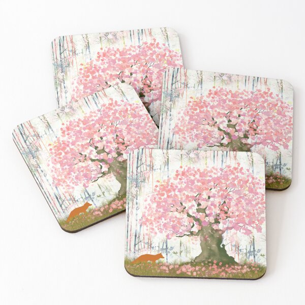 Item preview, Sakura and Fox designed and sold by gracefullizard.