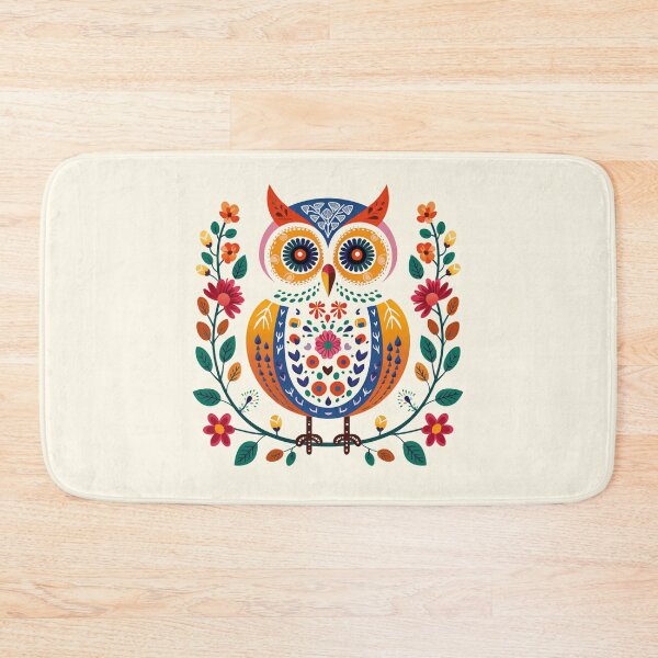 Item preview, Scandinavian Folk Art Animals - Scandinavian Owl designed and sold by khachiche.