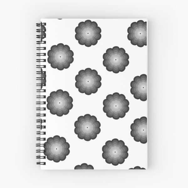 Item preview, Gray Flower Pattern designed and sold by Ana Gorozpe.