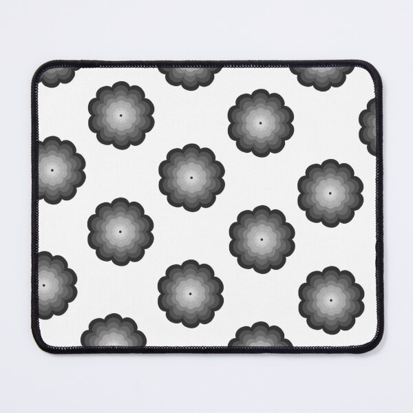 Item preview, Gray Flower Pattern designed and sold by Ana Gorozpe.