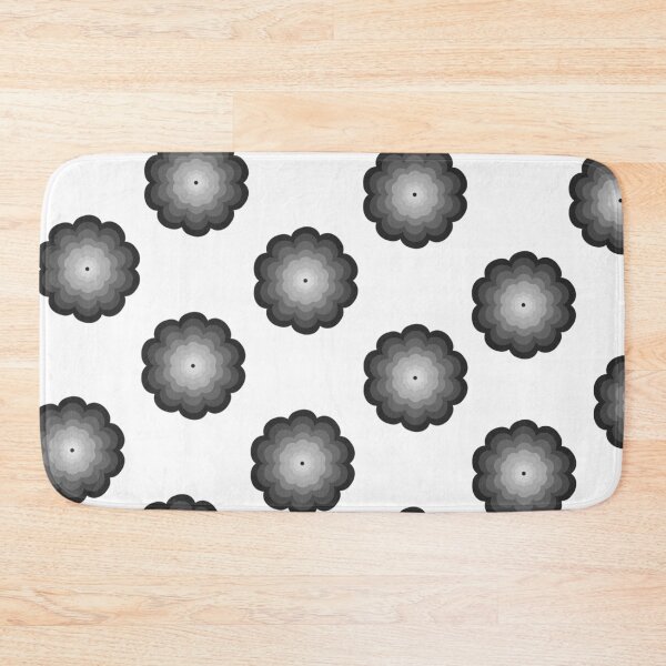 Item preview, Gray Flower Pattern designed and sold by Ana Gorozpe.