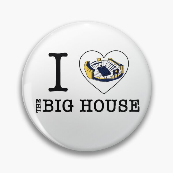 Item preview, I Heart The Big House (Cartoon Stadium)  designed and sold by umichy sticky co..