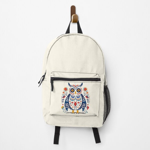 Item preview, Scandinavian Folk Art Animals - Scandinavian Owl designed and sold by khachiche.