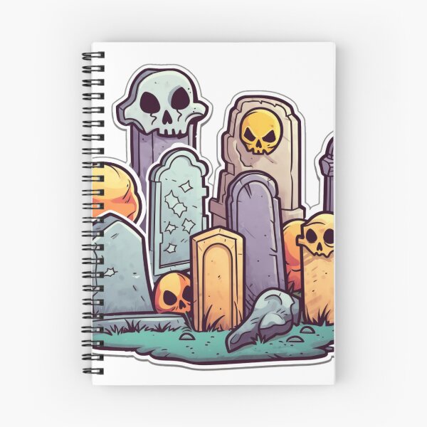 Item preview, Cute Tombstone Bunch Sticker designed and sold by NebNightsDesign.