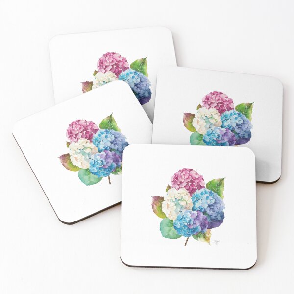 Item preview, Hydrangea A Portrait in Watercolor & Pen designed and sold by Oldetimemercan.